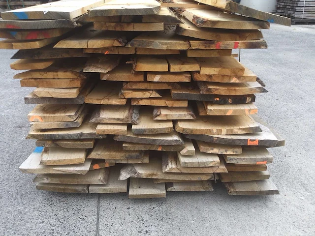 Eiken dakbeschot of verticale beplanking - afbeelding 6 van  8