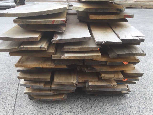 Eiken dakbeschot of verticale beplanking - afbeelding 6 van  8