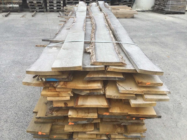 Eiken dakbeschot of verticale beplanking - afbeelding 7 van  9