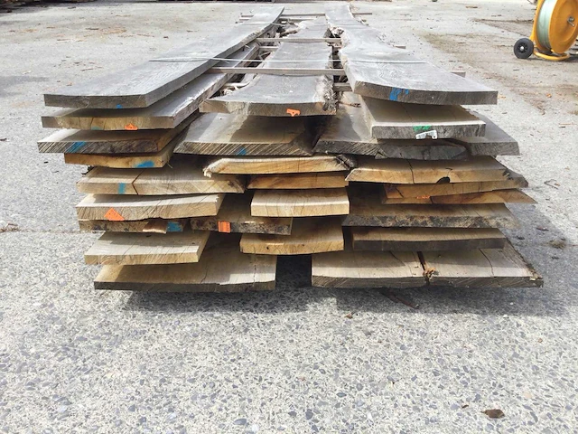 Eiken dakbeschot of verticale beplanking - afbeelding 3 van  6