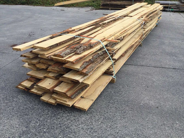Eiken dakbeschot of verticale beplanking - afbeelding 1 van  7