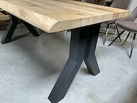 Eiken eetkamertafel 180x100 - afbeelding 3 van  6