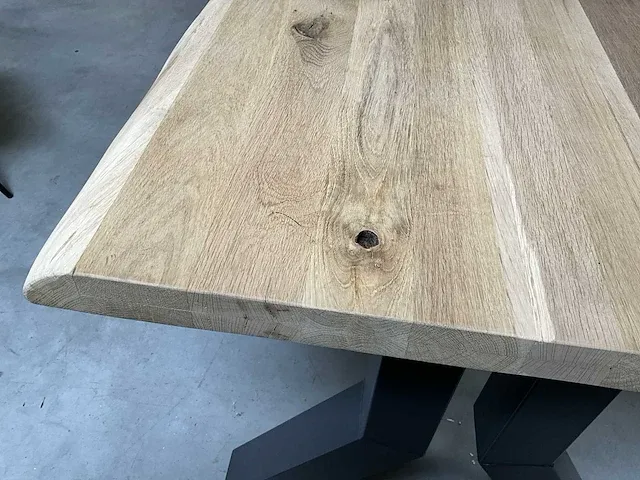 Eiken eetkamertafel 180x100 - afbeelding 6 van  6