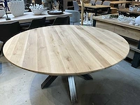 Eiken eetkamertafel - afbeelding 2 van  6