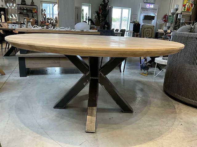 Eiken eetkamertafel - afbeelding 6 van  6