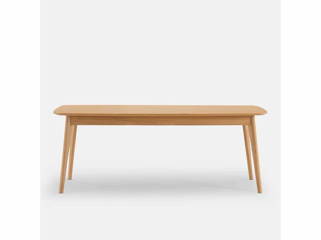 Eiken gefineerde eettafel - 8 couverts - afbeelding 3 van  8