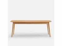Eiken gefineerde eettafel - 8 couverts - afbeelding 3 van  8