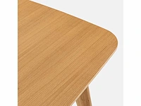Eiken gefineerde eettafel - 8 couverts - afbeelding 4 van  8