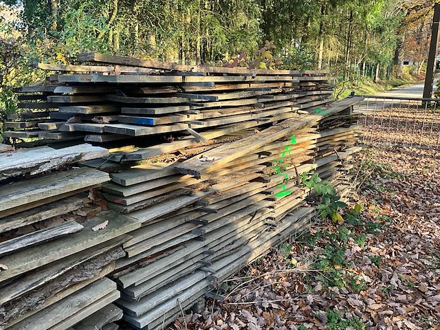 Eiken hout zagerij schroot - afbeelding 3 van  6