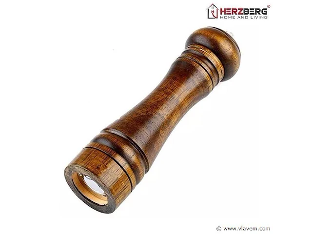 Eiken houten pepermolen 28cm hg-8110 - afbeelding 1 van  5