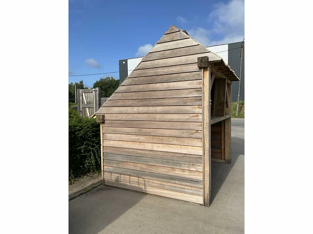 Eiken houten stal/bijgebouw - afbeelding 3 van  12