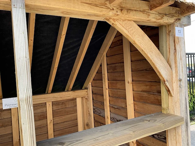 Eiken houten stal/bijgebouw - afbeelding 5 van  12