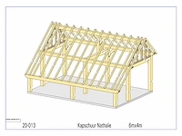 Eiken kap-schuur/poolhouse - afbeelding 19 van  23