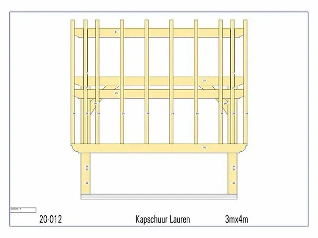 Eiken kapschuur 3x4 - afbeelding 8 van  16