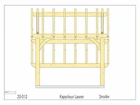 Eiken kapschuur 3x4m - afbeelding 22 van  22