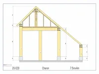 Eiken kapschuur 7,5x4 - afbeelding 6 van  23