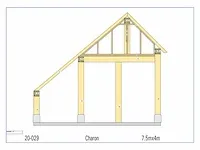 Eiken kapschuur 7,5x4 - afbeelding 7 van  23