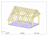 Eiken kapschuur/poolhouse - afbeelding 8 van  14