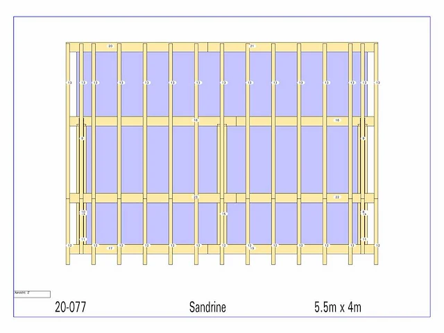 Eiken kapschuur/poolhouse - afbeelding 12 van  14