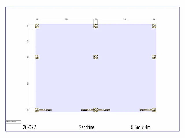 Eiken kapschuur/poolhouse - afbeelding 13 van  14