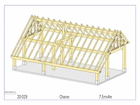 Eiken kapschuur/poolhouse - afbeelding 11 van  17