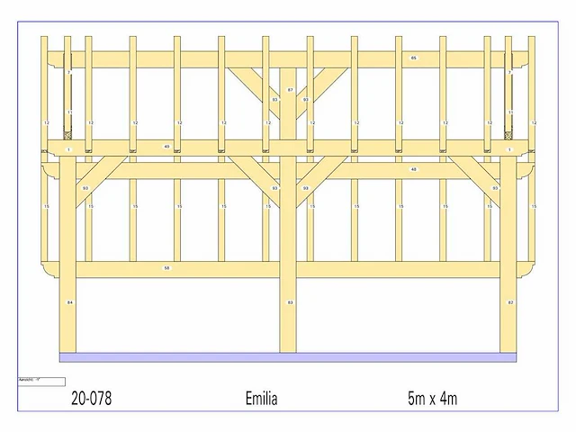 Eiken kapschuur/poolhouse - afbeelding 10 van  14