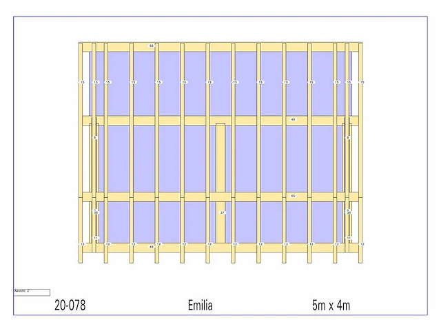 Eiken kapschuur/poolhouse - afbeelding 11 van  14