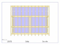 Eiken kapschuur/poolhouse - afbeelding 11 van  14