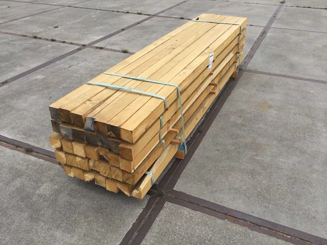 Eiken kepers 65x70x2300 ( 35 ) - afbeelding 1 van  7