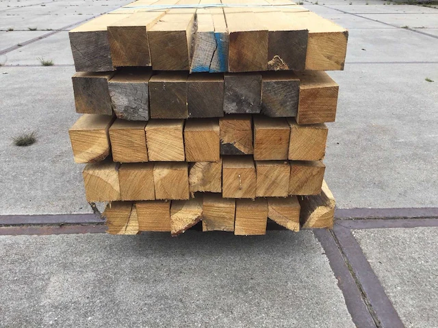 Eiken kepers 65x70x2300 ( 35 ) - afbeelding 3 van  7