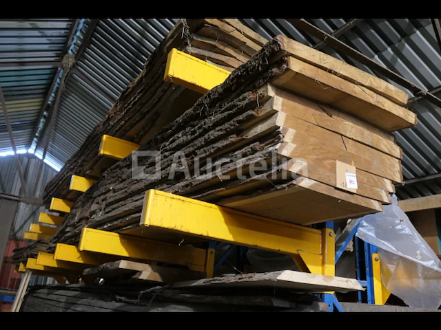 Eiken kogel gezaagd in 4,5 cm dikte - afbeelding 1 van  3