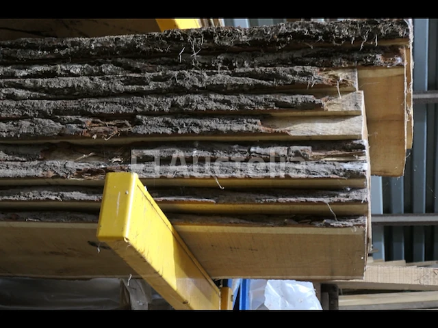 Eiken kogel gezaagd in 4,5 cm dikte - afbeelding 2 van  3