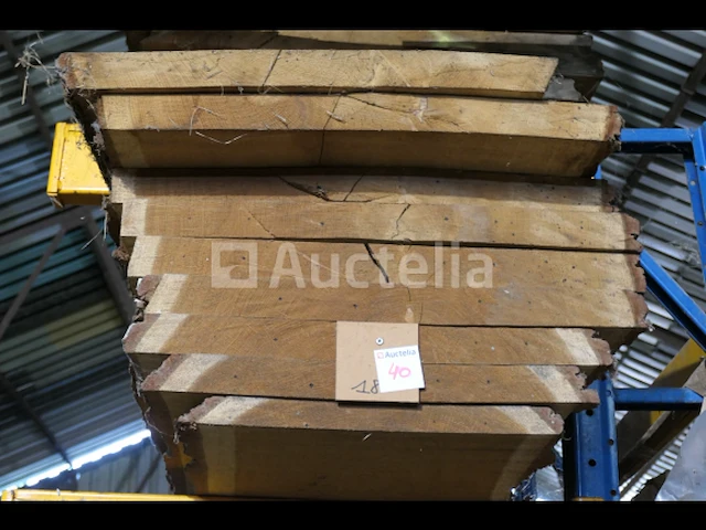 Eiken kogel gezaagd in 4,5 cm dikte - afbeelding 3 van  3