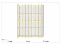 Eiken overkapping 5,5x4 - afbeelding 10 van  21