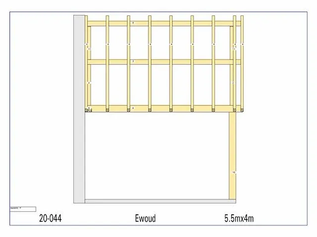 Eiken overkapping 5,5x4 - afbeelding 8 van  21