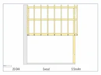 Eiken overkapping 5,5x4 - afbeelding 8 van  21