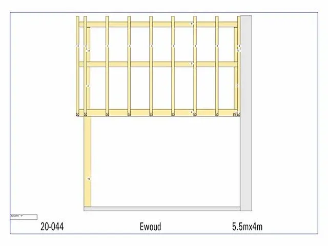 Eiken overkapping 5,5x4 - afbeelding 9 van  21