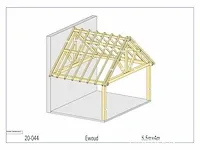 Eiken overkapping 5,5x4 - afbeelding 15 van  21