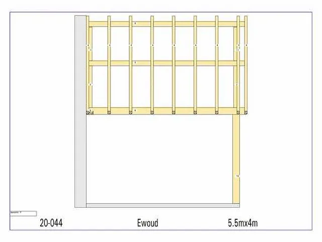 Eiken overkapping 5,5x4m - afbeelding 20 van  21