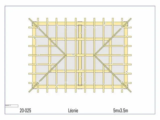 Eiken overkapping 5x3,5 - afbeelding 10 van  19