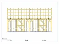 Eiken paardenstal 2 paarden 8x6 - afbeelding 9 van  23