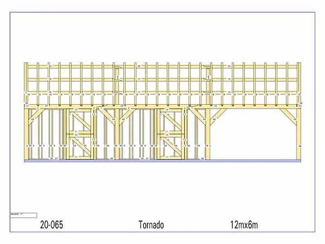 Eiken paardenstal 2 paarden met afdak 12x6 - afbeelding 22 van  22