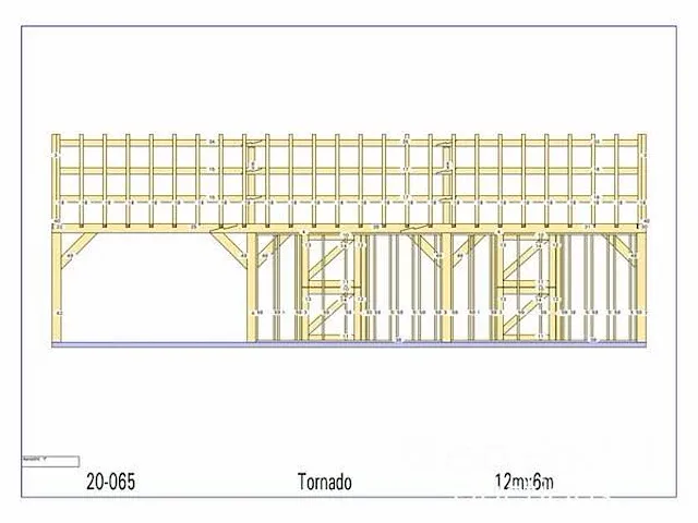 Eiken paardenstal 2 paarden met afdak 12x6 - afbeelding 24 van  25