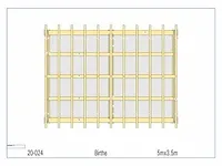 Eiken poolhouse 5x3,5 - afbeelding 10 van  18