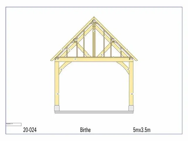Eiken poolhouse 5x3,5 - afbeelding 6 van  18