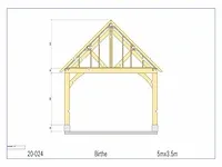 Eiken poolhouse 5x3,5 - afbeelding 7 van  18