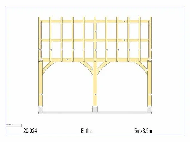 Eiken poolhouse 5x3,5 - afbeelding 8 van  18