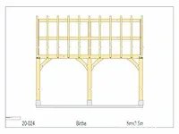 Eiken poolhouse 5x3,5 - afbeelding 17 van  18