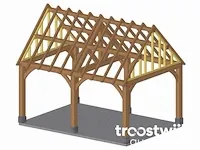 Eiken poolhouse 5x3,5 - afbeelding 4 van  18