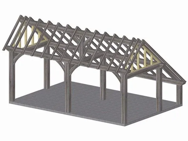 Eiken poolhouse 6,4x4 - afbeelding 12 van  32
